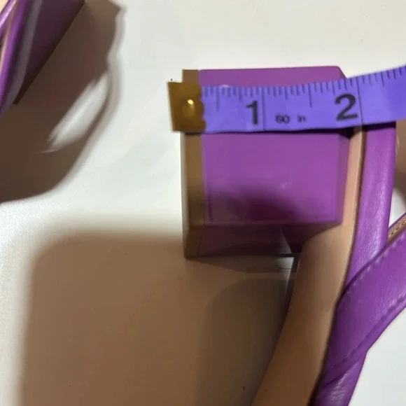 AGL Patent-Leather Sandals Purple. Size 36/6 - Picture 10 of 10